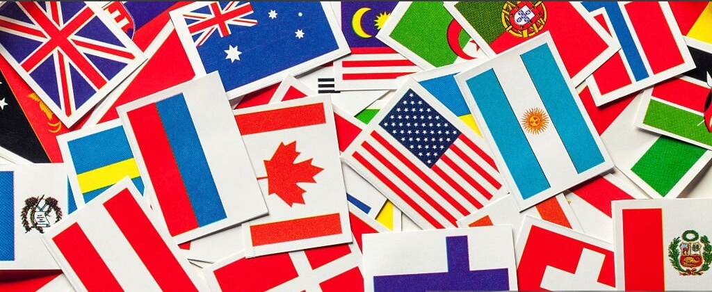 Flags from all over the world